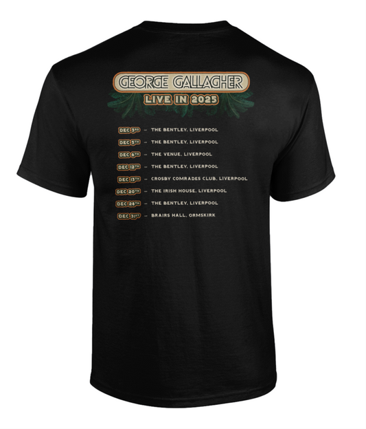 George Gallagher The House of Bamboo 2025 Live Unisex Black Shirt