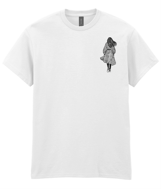 The Lower Angel Band Unisex White Logo Shirt